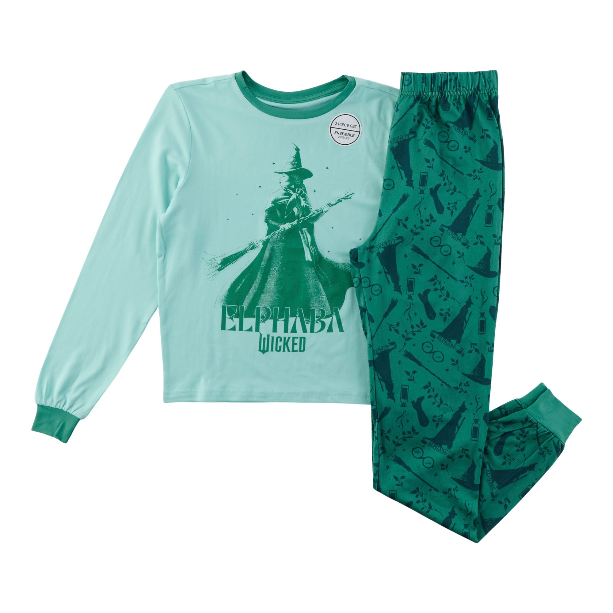 Girls' Licensed Wicked Long Sleeve Pyjama Set, 2-Piece
