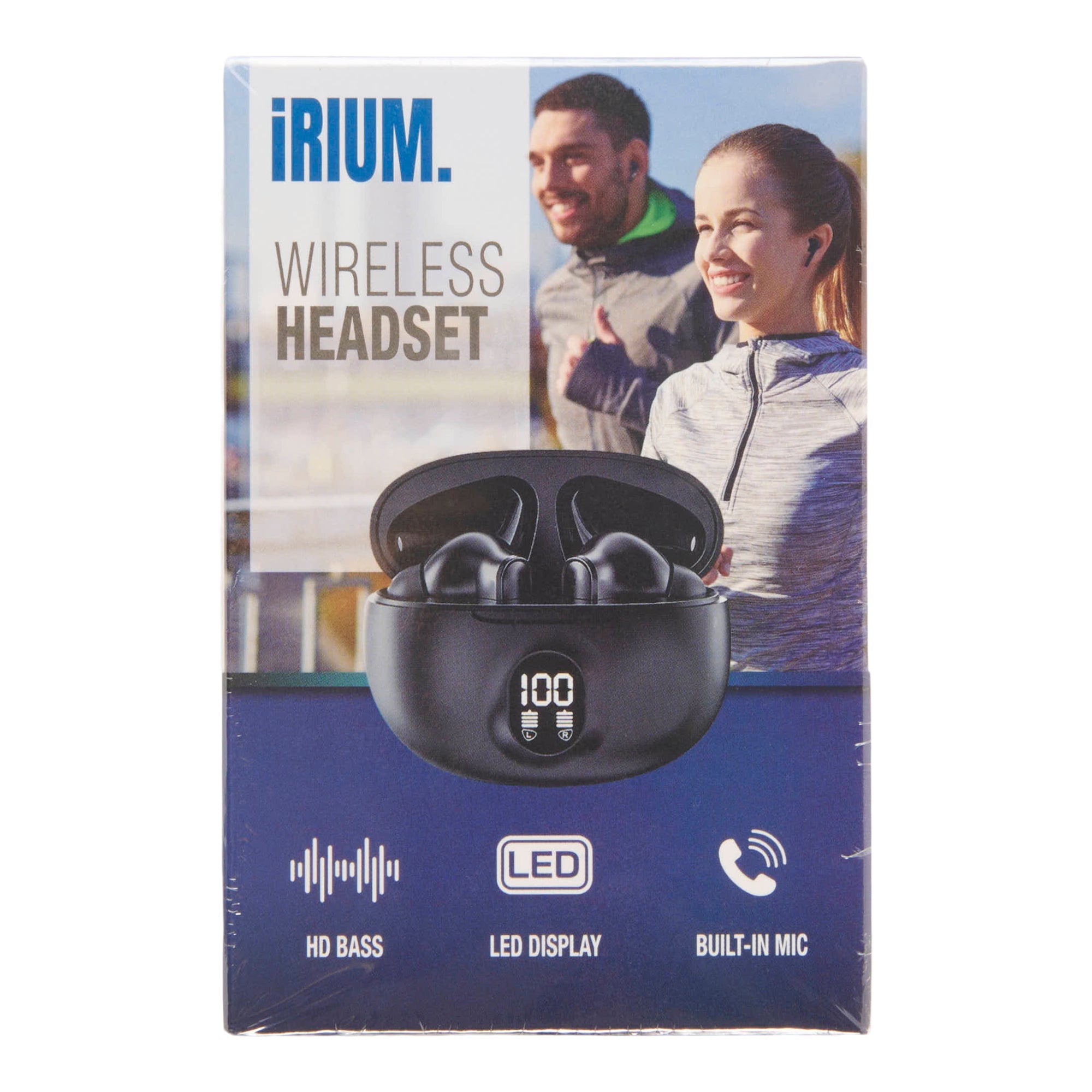 Earbuds With Charge Case, Black