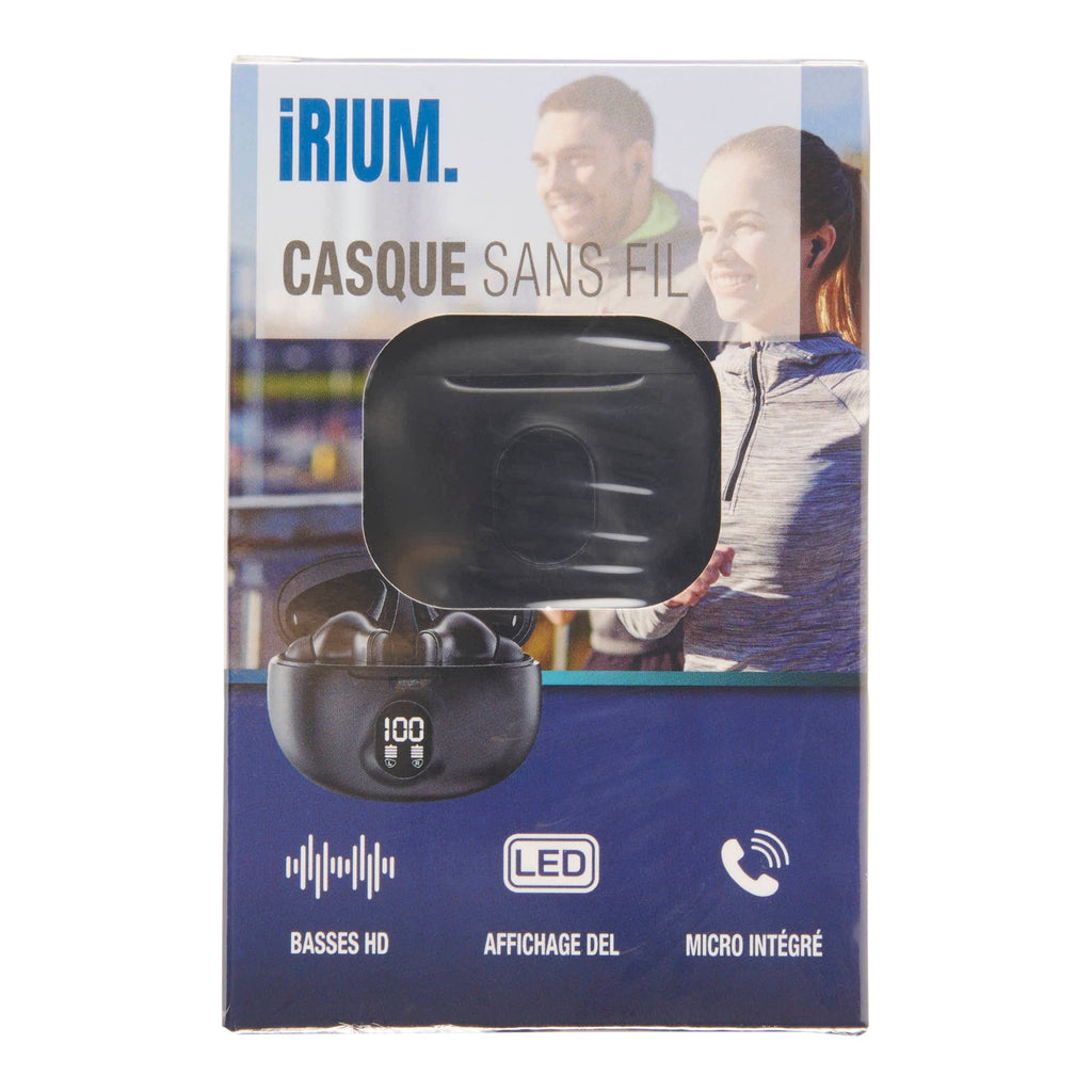 Earbuds With Charge Case, Black