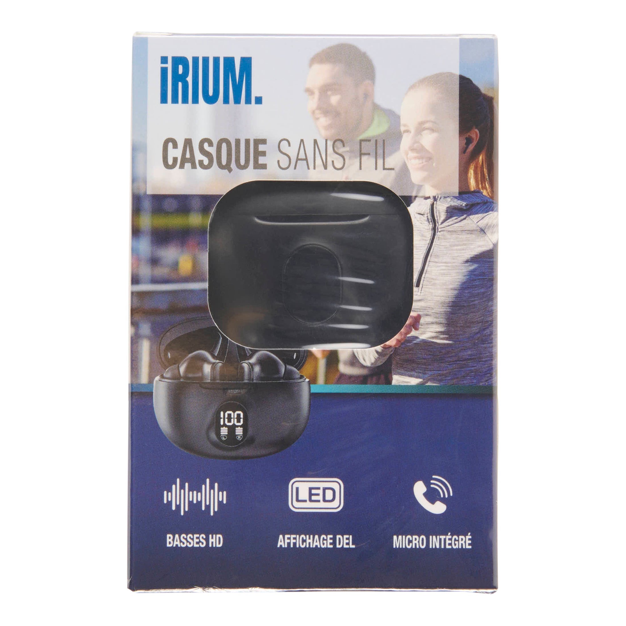 Earbuds With Charge Case, Black