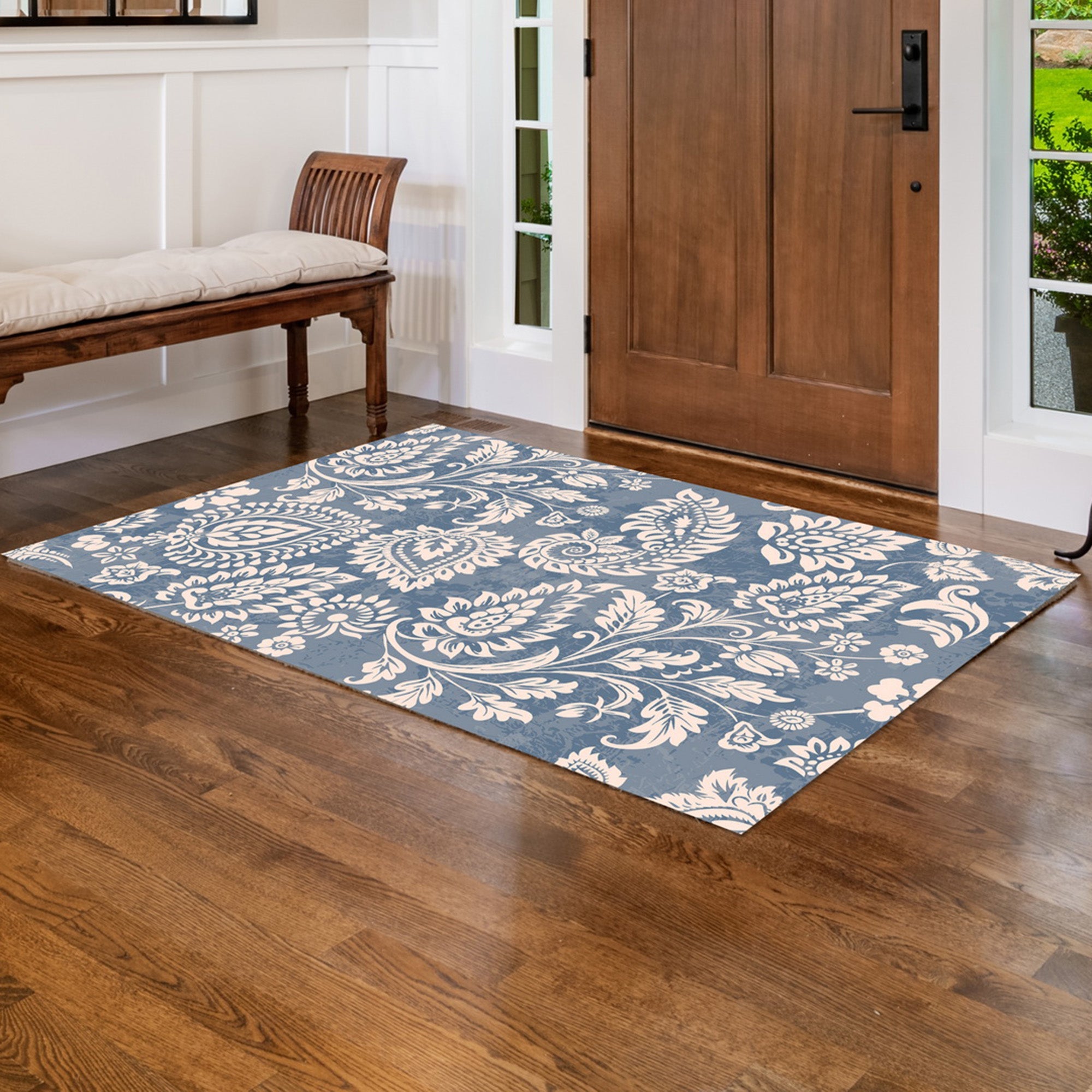 Washable Printed Accent Rug, 20-in x 32-in.