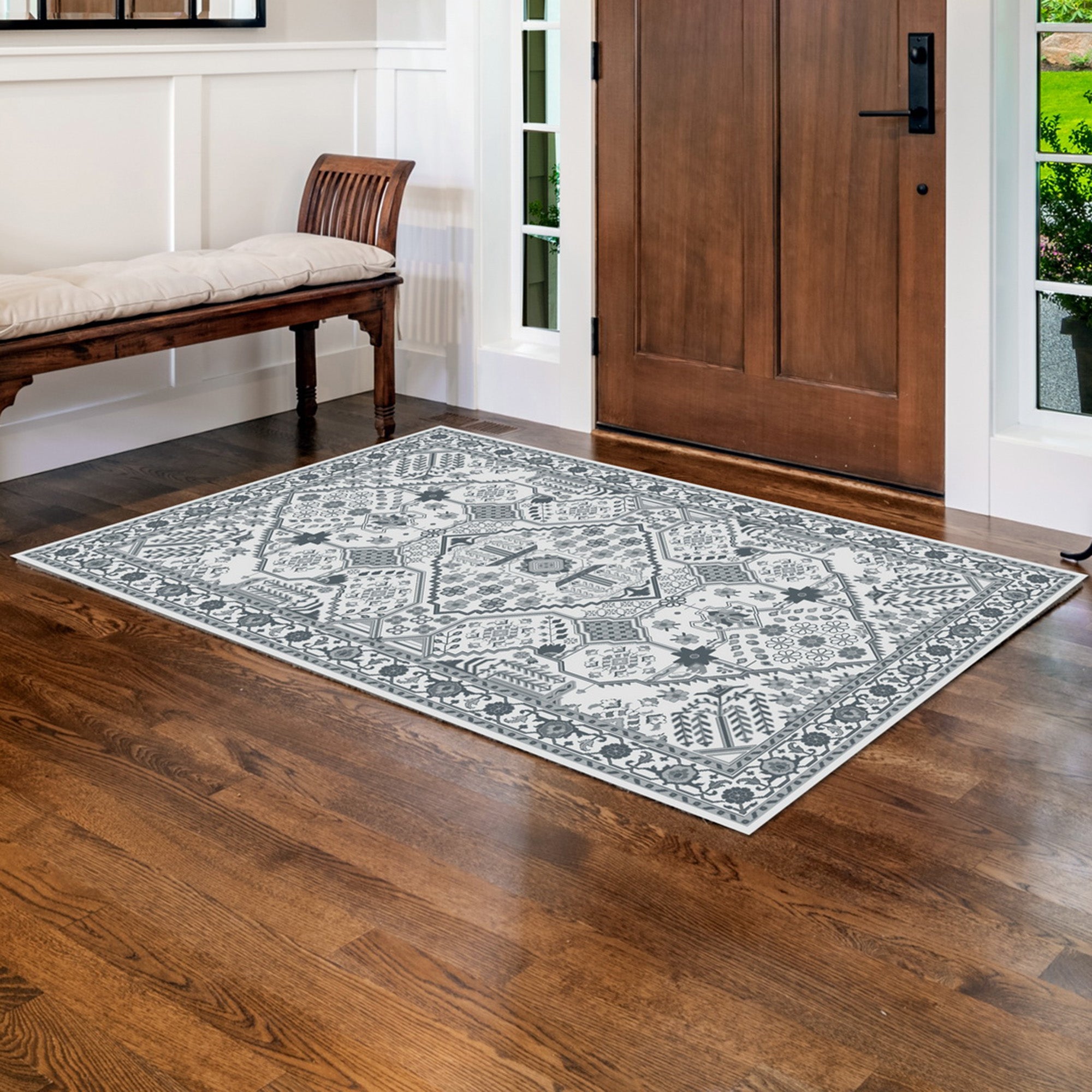 Washable Printed Accent Rug, 20-in x 32-in.