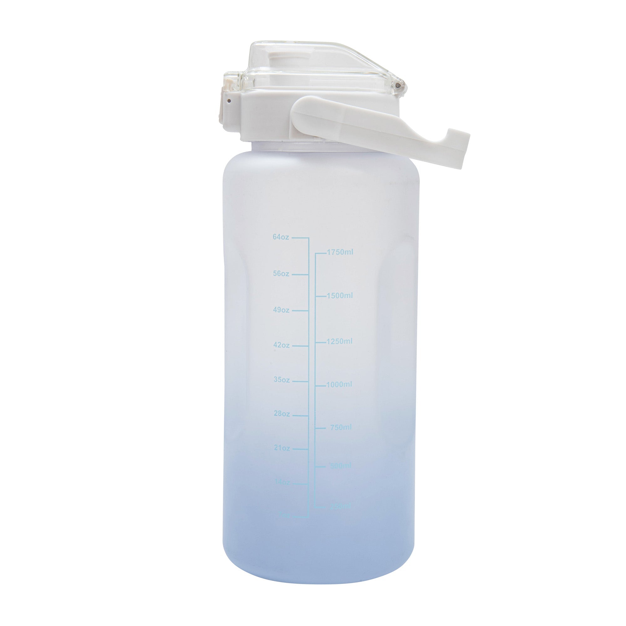 Time Of Day Bottle, Blue, 64-oz