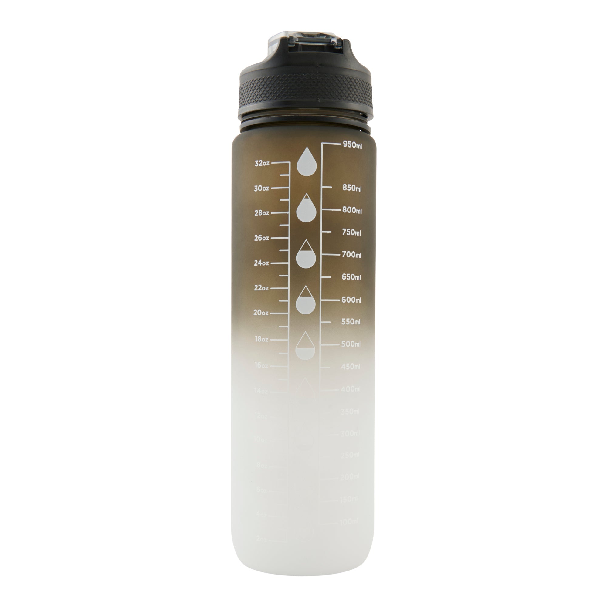 Motivational Water Bottle, English, 32-oz.