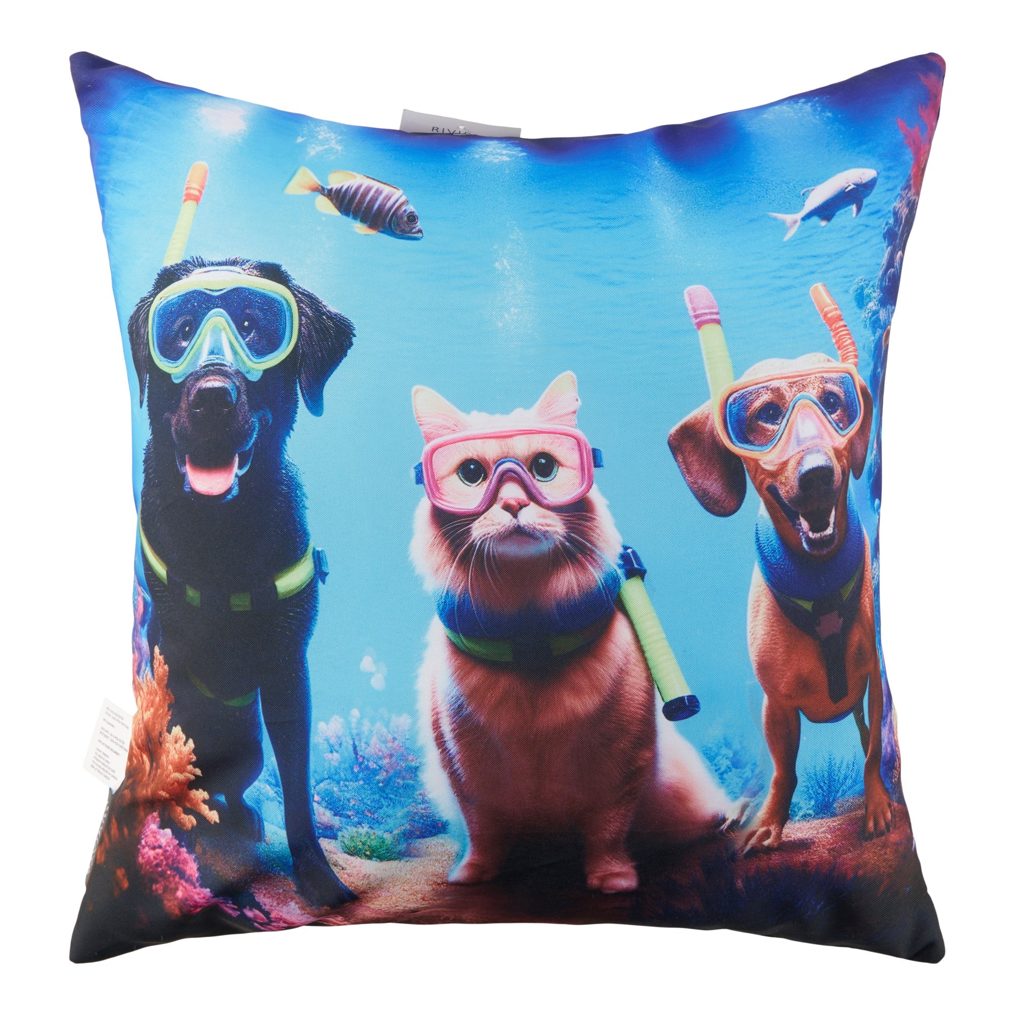 Outdoor Photo Real Animal Cushion, 18-in x 18-in.