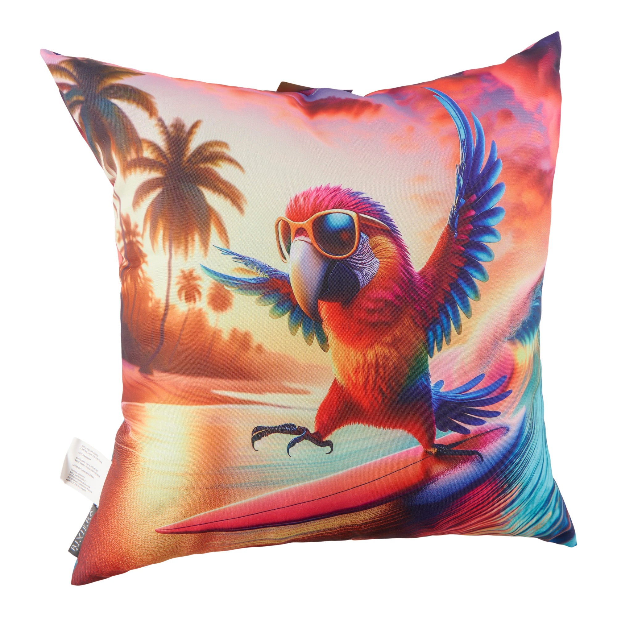 Outdoor Photo Real Animal Cushion, 18-in x 18-in.