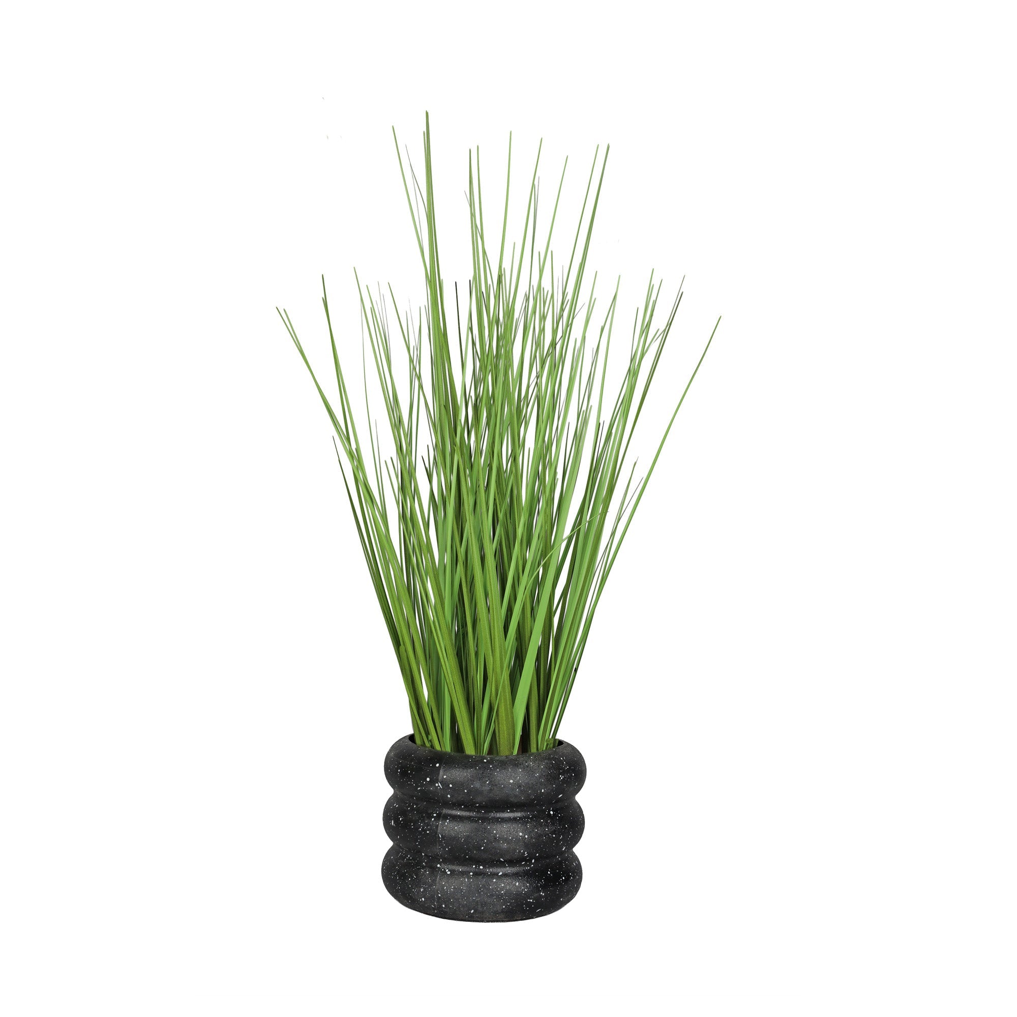 HomeStyles Faux Grass Plant Pot, 10-in x 19-in.