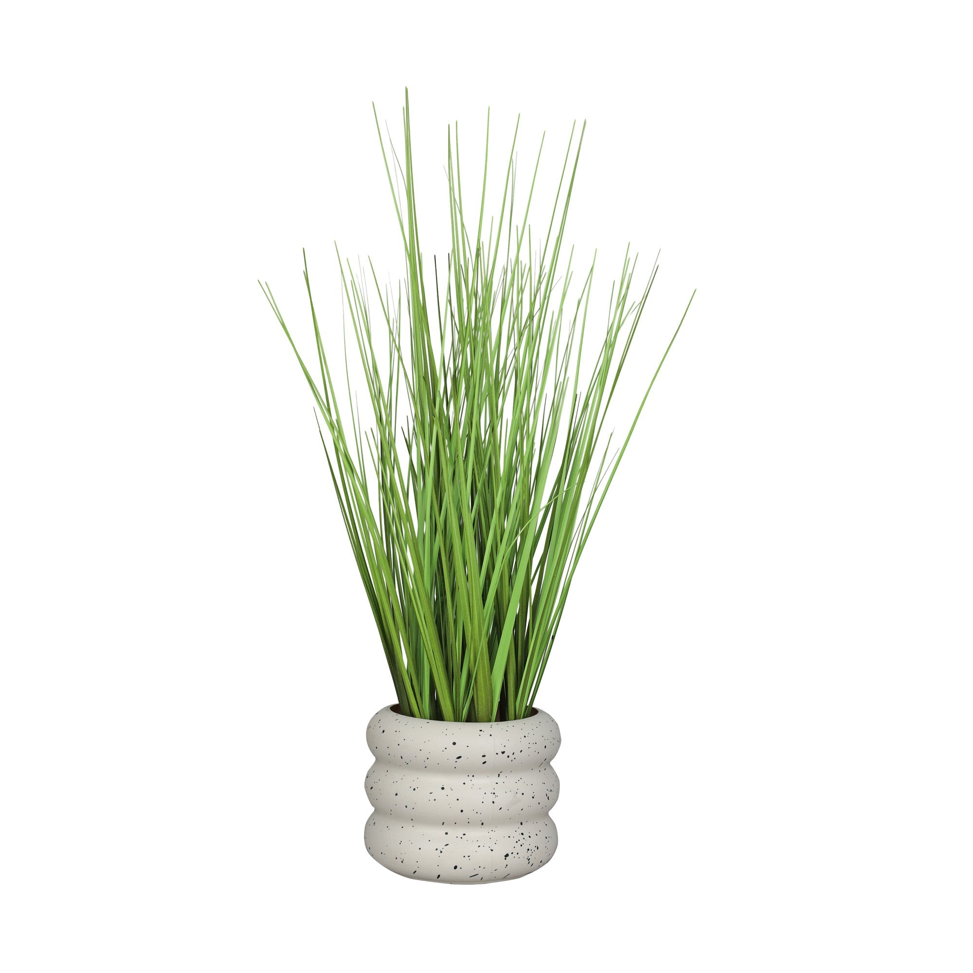 HomeStyles Faux Grass Plant Pot, 10-in x 19-in.