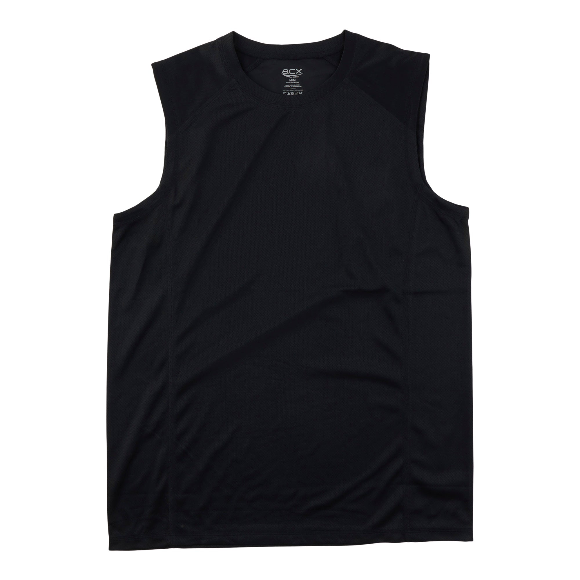 ACX Active Men's Crew Neck Muscle Tank Top