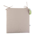 Dual-Use Solid Outdoor Cushion with Ties, 17.8-in x 19-in.