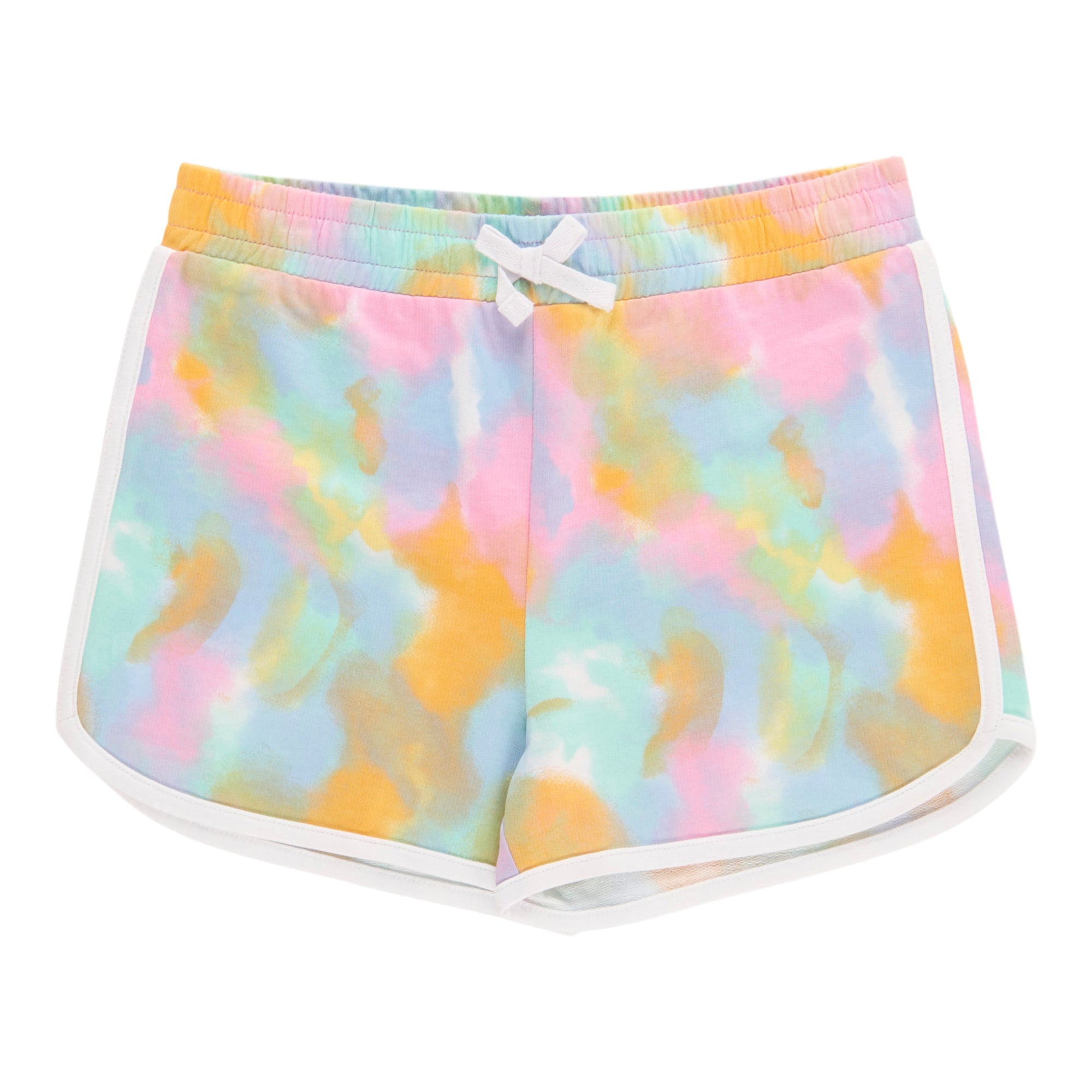 BELLA & BIRDIE Girls' Day Dreamer Printed French Terry Shorts