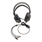 Casque d'écoute pour jeux vidéo à fil HP-318, noir