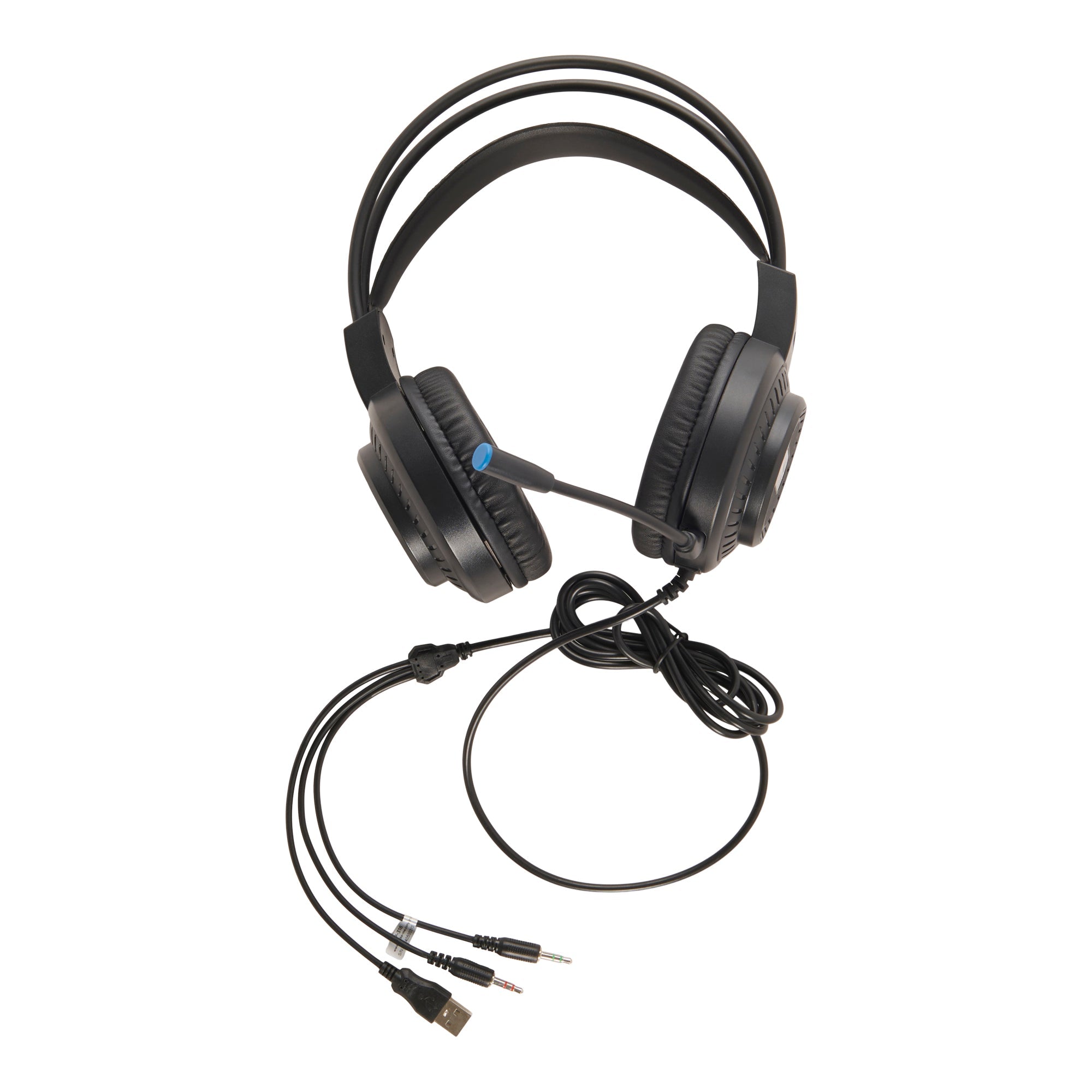 Casque d'écoute pour jeux vidéo à fil HP-318, noir