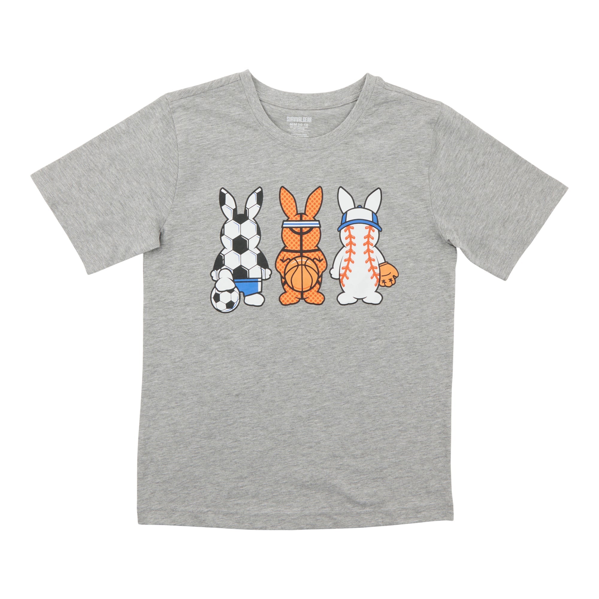 SURVIVAL GEAR Boys' Novelty Printed Short Sleeve T-Shirt