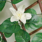 Treillis extensible avec fleurs pour l'extérieur, 72 po x 36 po