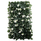Treillis extensible avec fleurs pour l'extérieur, 72 po x 36 po