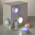 Round Puck Lights, 3-in x 3-in, 5 Pack
