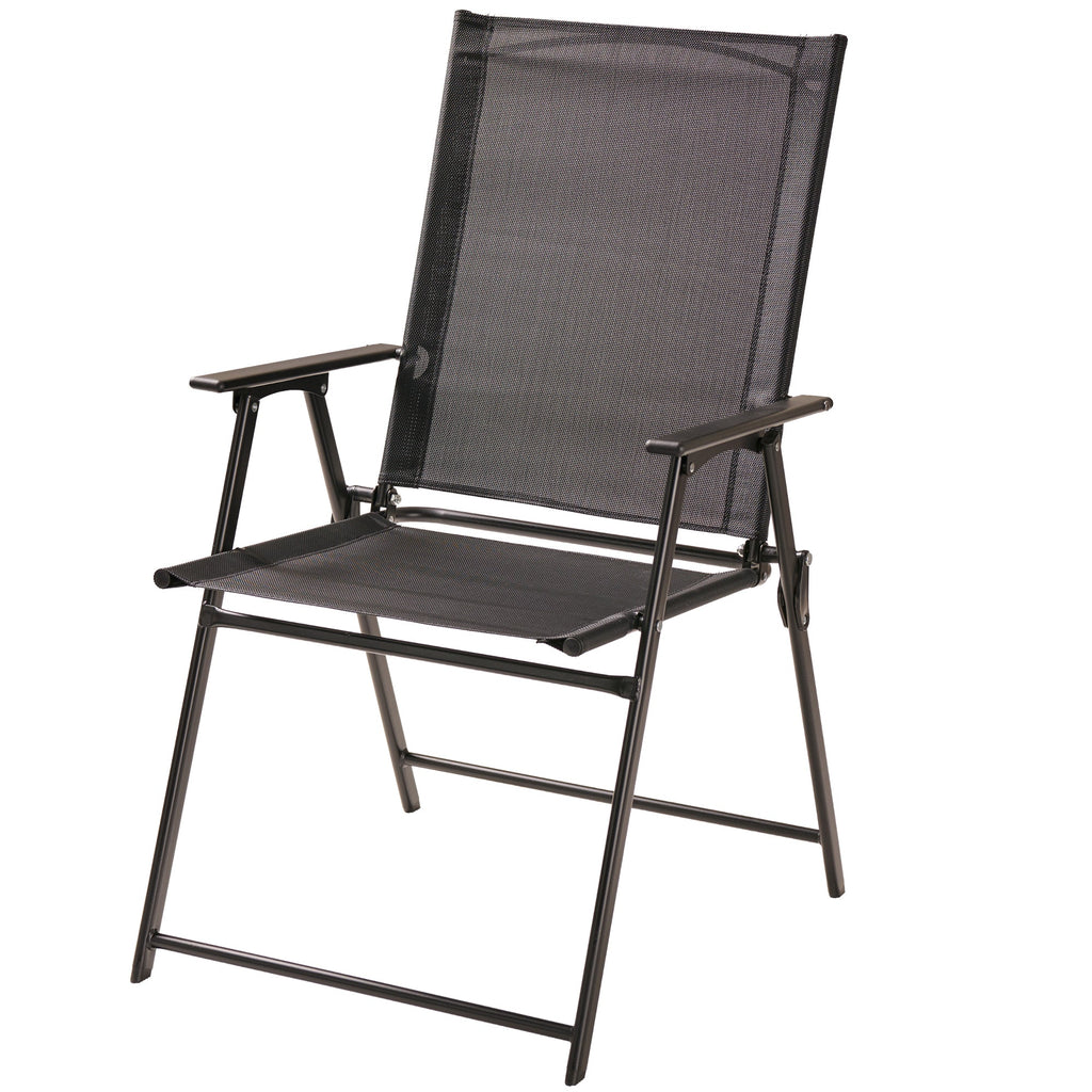 Patio Sling Folding Chair, 22-in x 25-in x 37-in.