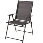 Patio Sling Folding Chair, 22-in x 25-in x 37-in.