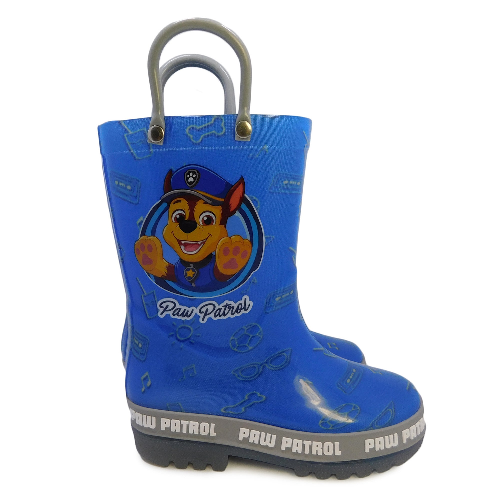 Toddler Boys' Licensed Paw Patrol Light-Up Rain Boots