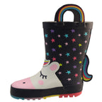 MONKEY BARS Toddler Girls' Printed Rubber Rain Boots