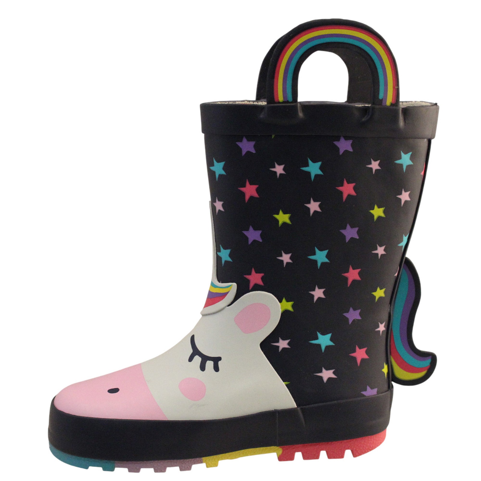 MONKEY BARS Toddler Girls' Printed Rubber Rain Boots