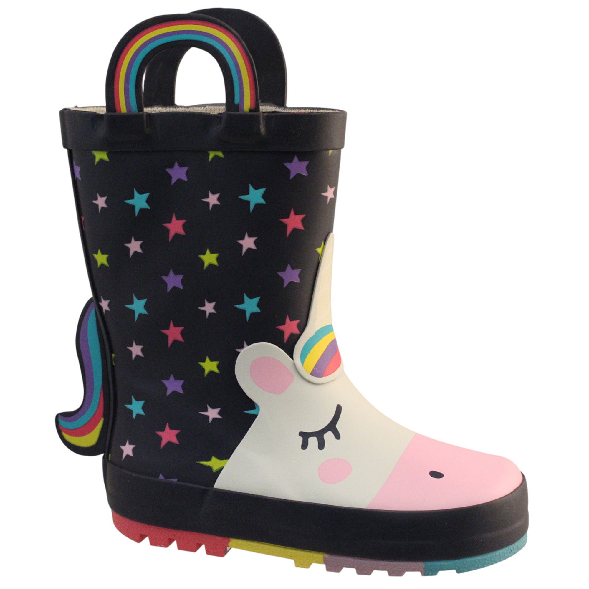MONKEY BARS Toddler Girls' Printed Rubber Rain Boots