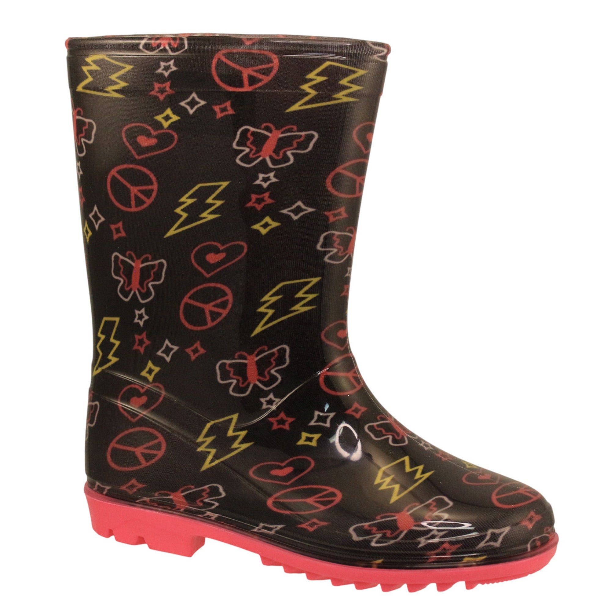 BELLA & BIRDIE Girls' Printed Rain Boots