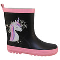 BELLA & BIRDIE Girls' Printed Rubber Rain Boots