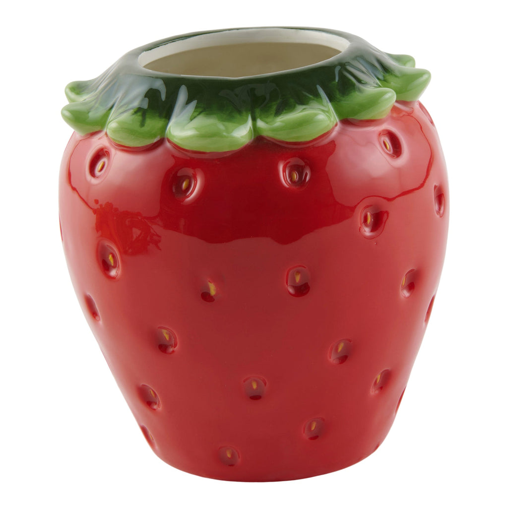 Ceramic Fruit Shaped Planter, 5-in.