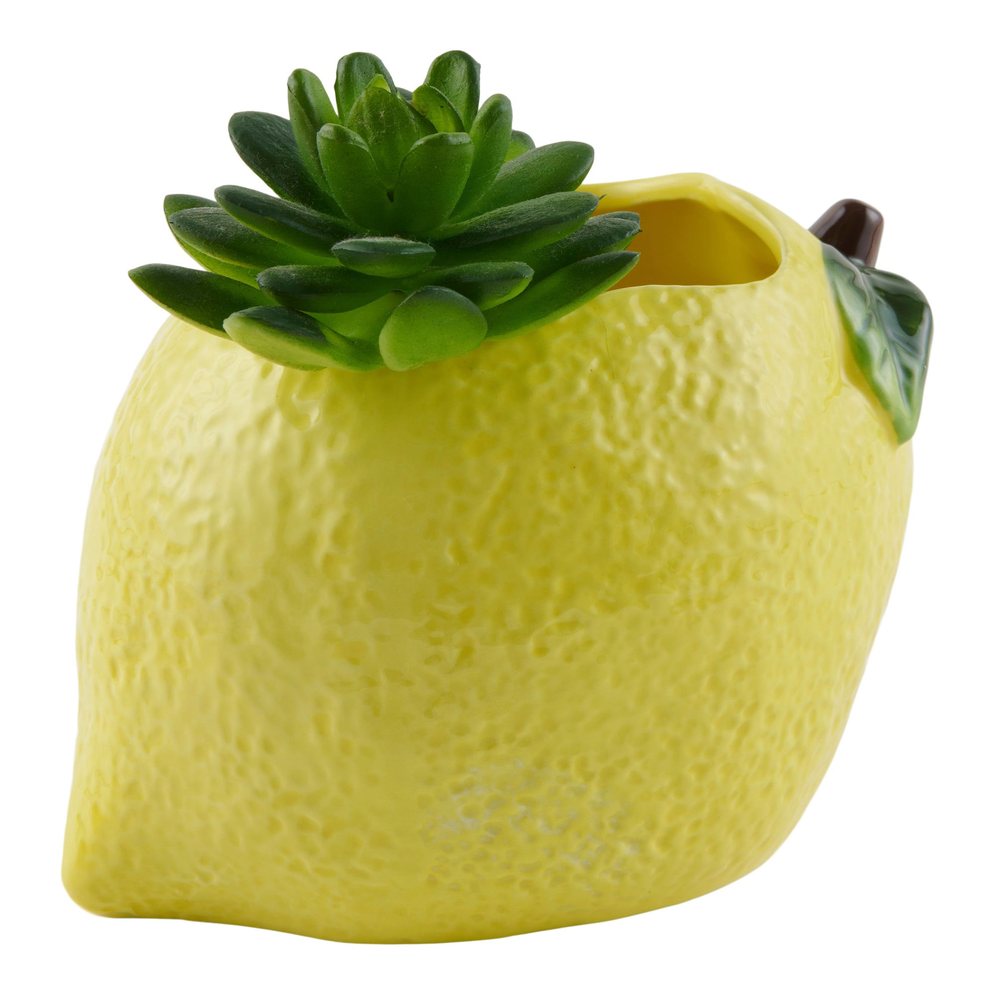 Ceramic Fruit Shaped Planter, 5-in.