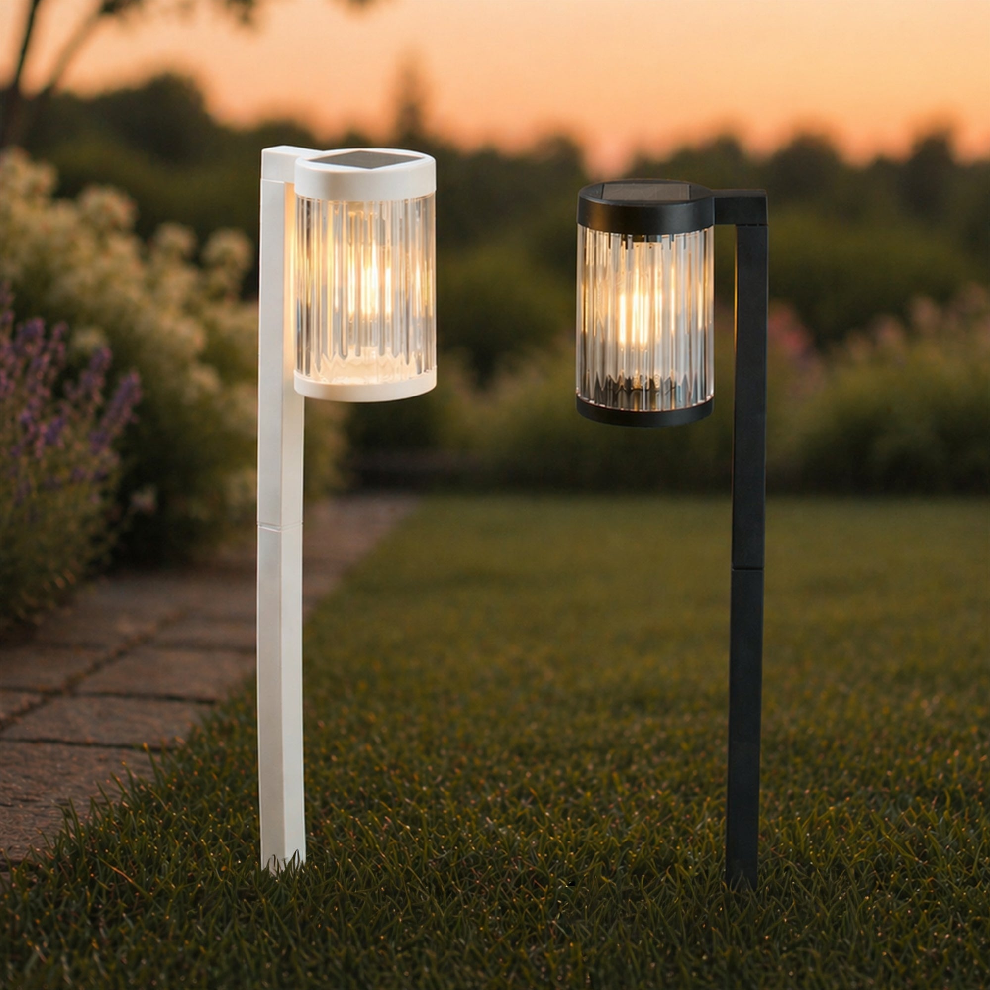 Solar Chandelier Stake Light, 4-in x 5-in x 16-in.