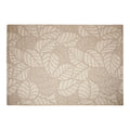 Tapis d’extérieur, feuilles taupe, 5 pi x 7 pi