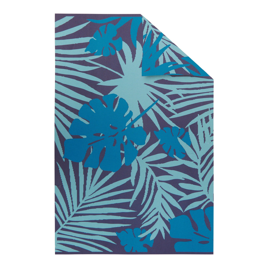 Tapis d’extérieur, feuilles tropicales, 6 pi x 9 pi