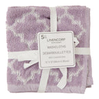 LINENCORP Cotton Facecloths, 5 Pack