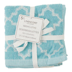 LINENCORP Cotton Facecloths, 5 Pack