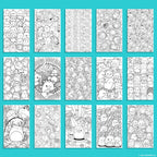 Squishmallows Colour & Sketch Set. 30 Page, 5.75 in. x 9.5 in.