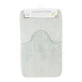 Johnson Home Velvet Bath Mat Set, Assorted, 2 Piece