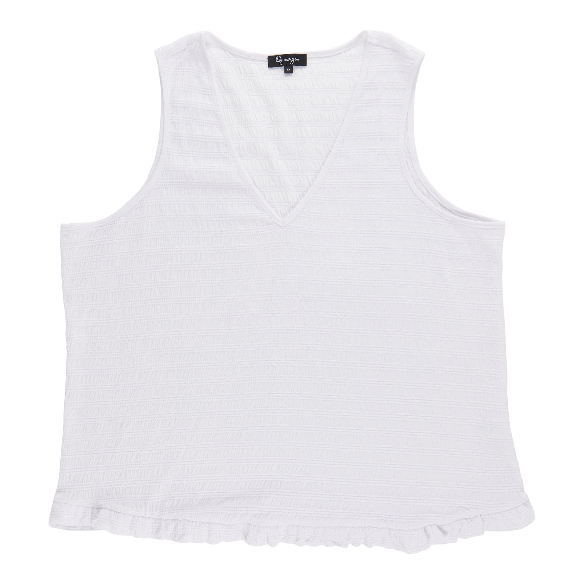 lily morgan Women's Plus V-Neck Collar Camisole