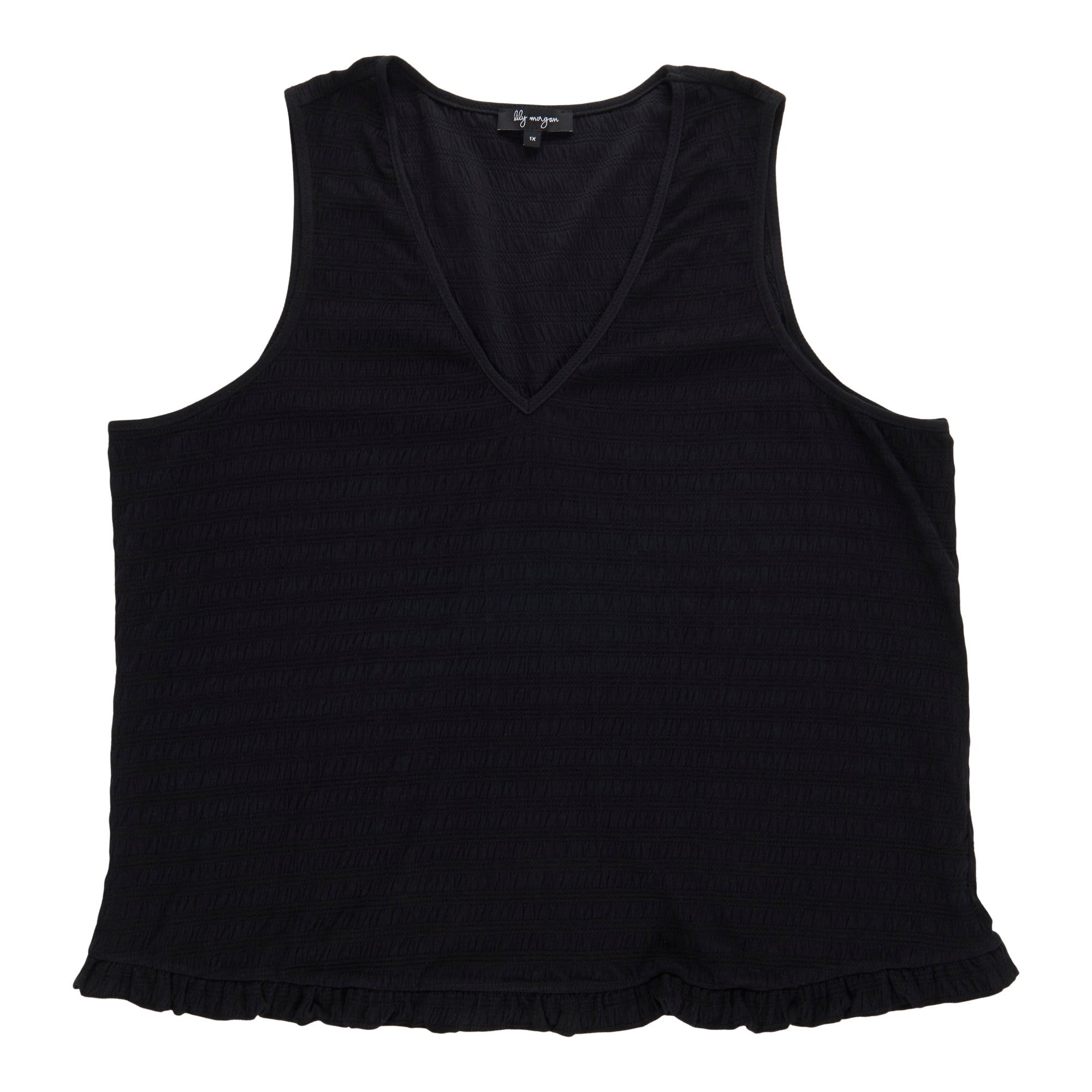 lily morgan Women's Plus V-Neck Collar Camisole