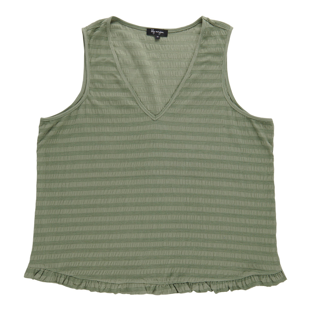 lily morgan Women's Plus V-Neck Collar Camisole