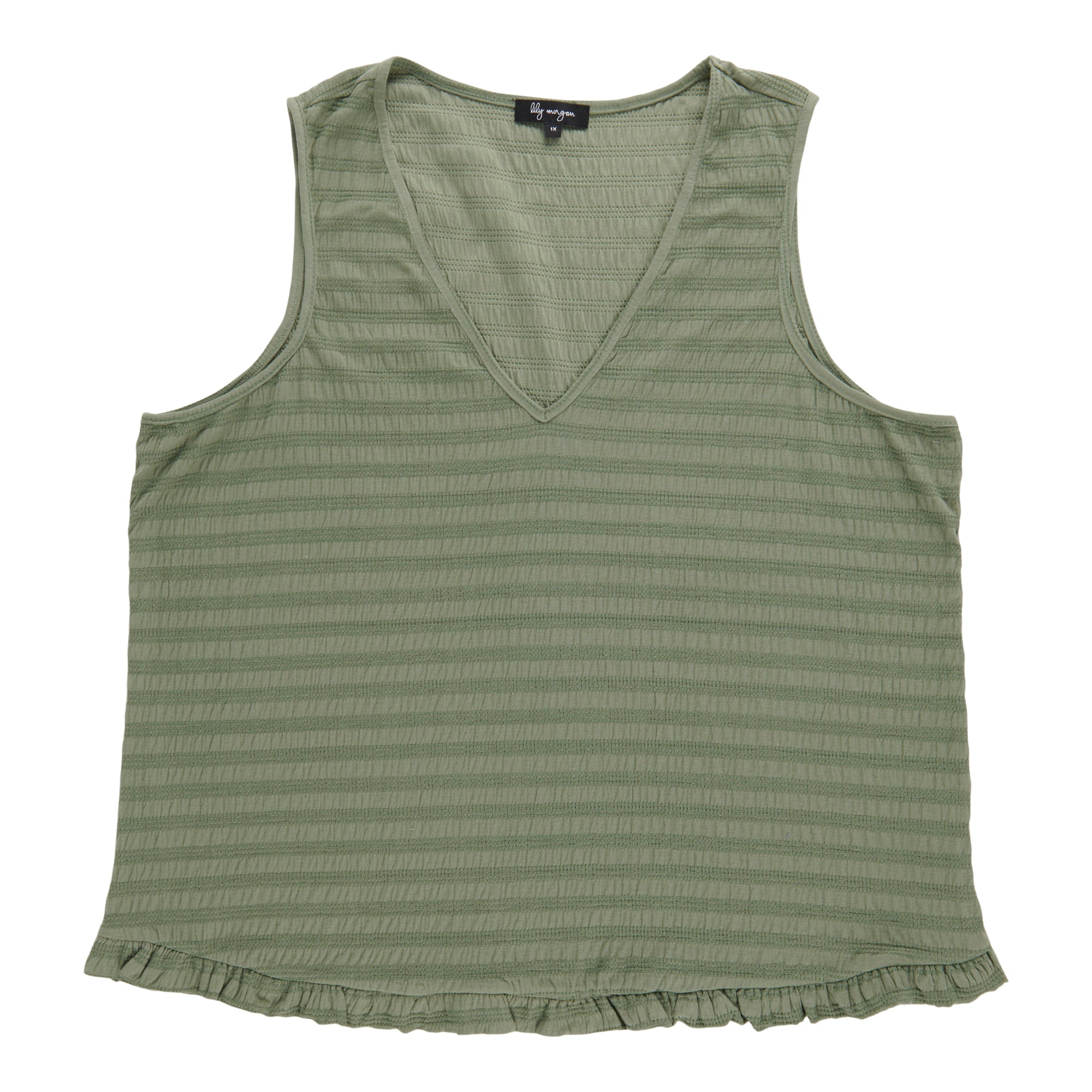 lily morgan Women's Plus V-Neck Collar Camisole