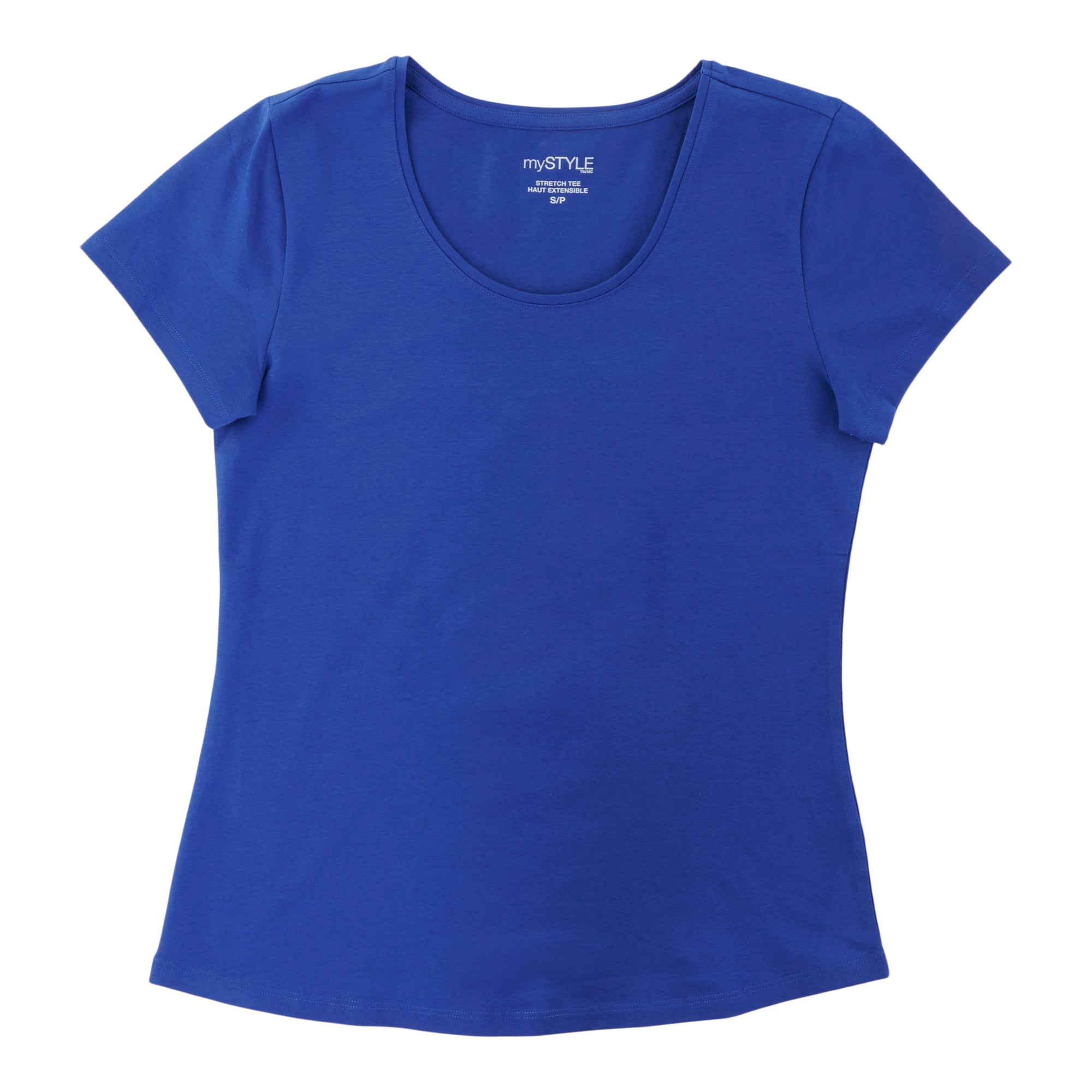 mySTYLE Women's Fitted Scooped T-Shirt