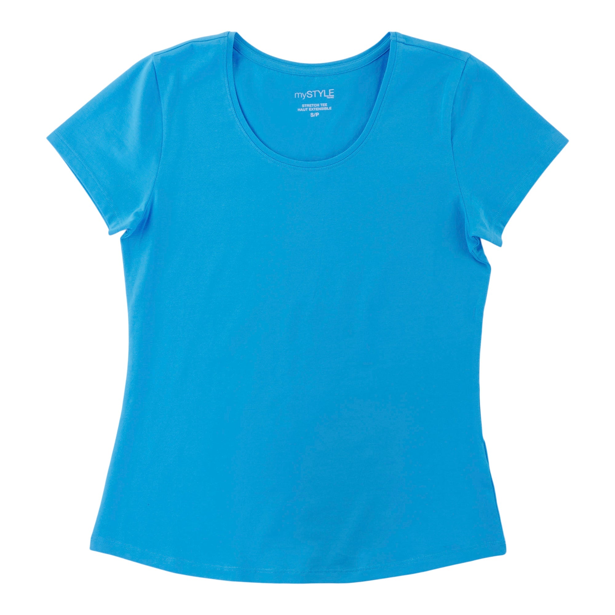 mySTYLE Women's Fitted Scooped T-Shirt