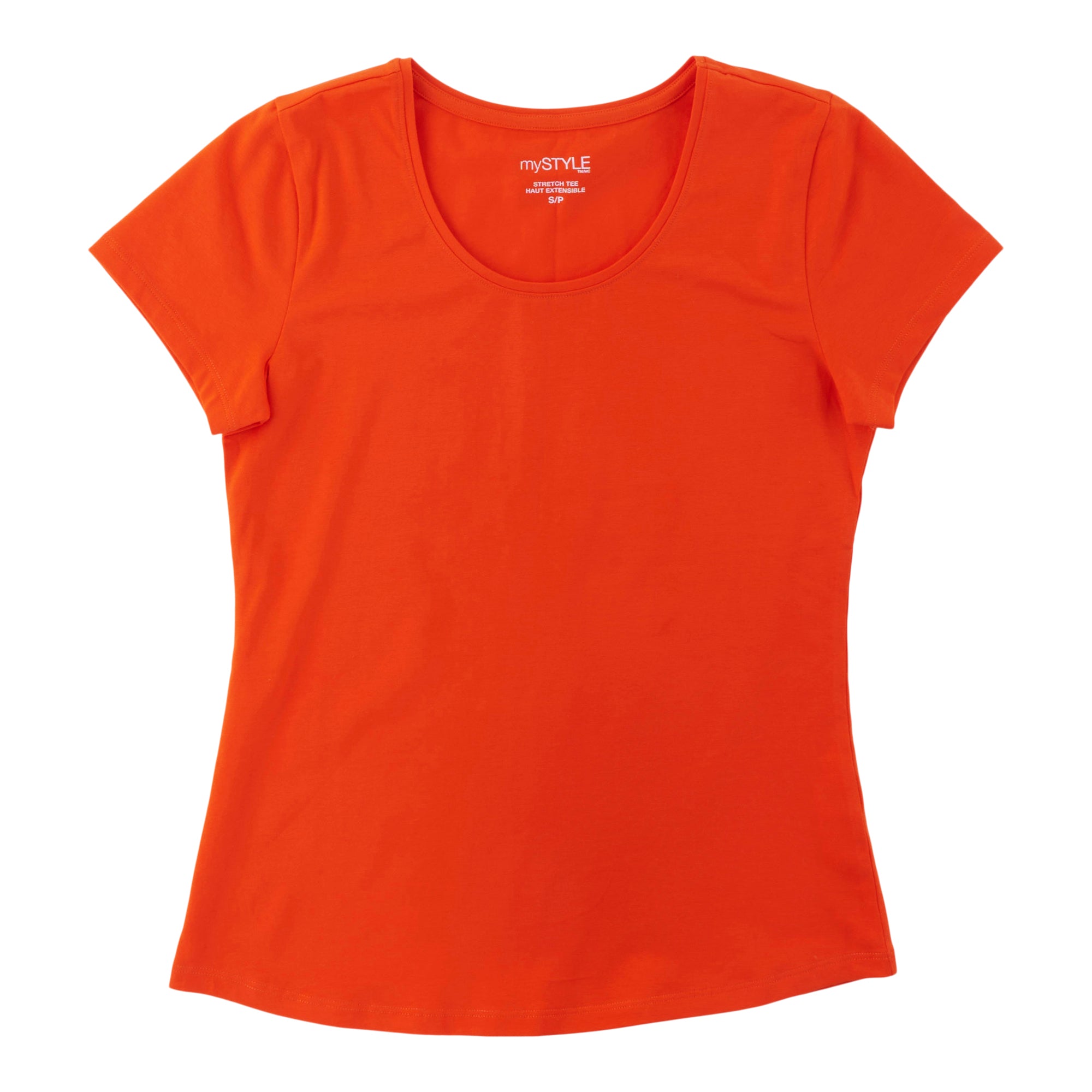 mySTYLE Women's Fitted Scooped T-Shirt