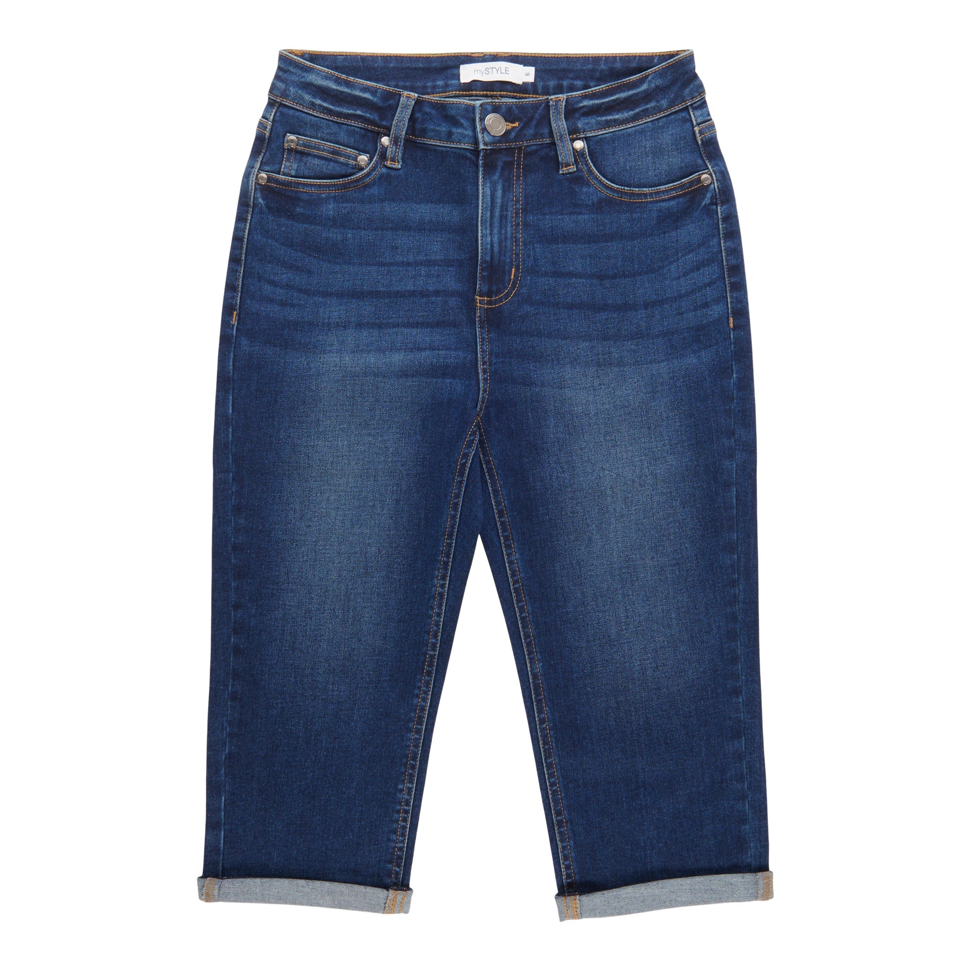 mySTYLE Women's Seasonal Skimmer Denim Capris