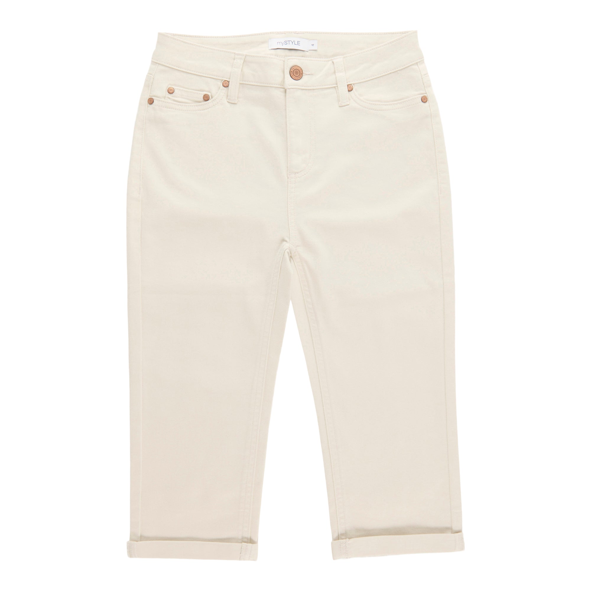 mySTYLE Women's Seasonal Skimmer Denim Capris