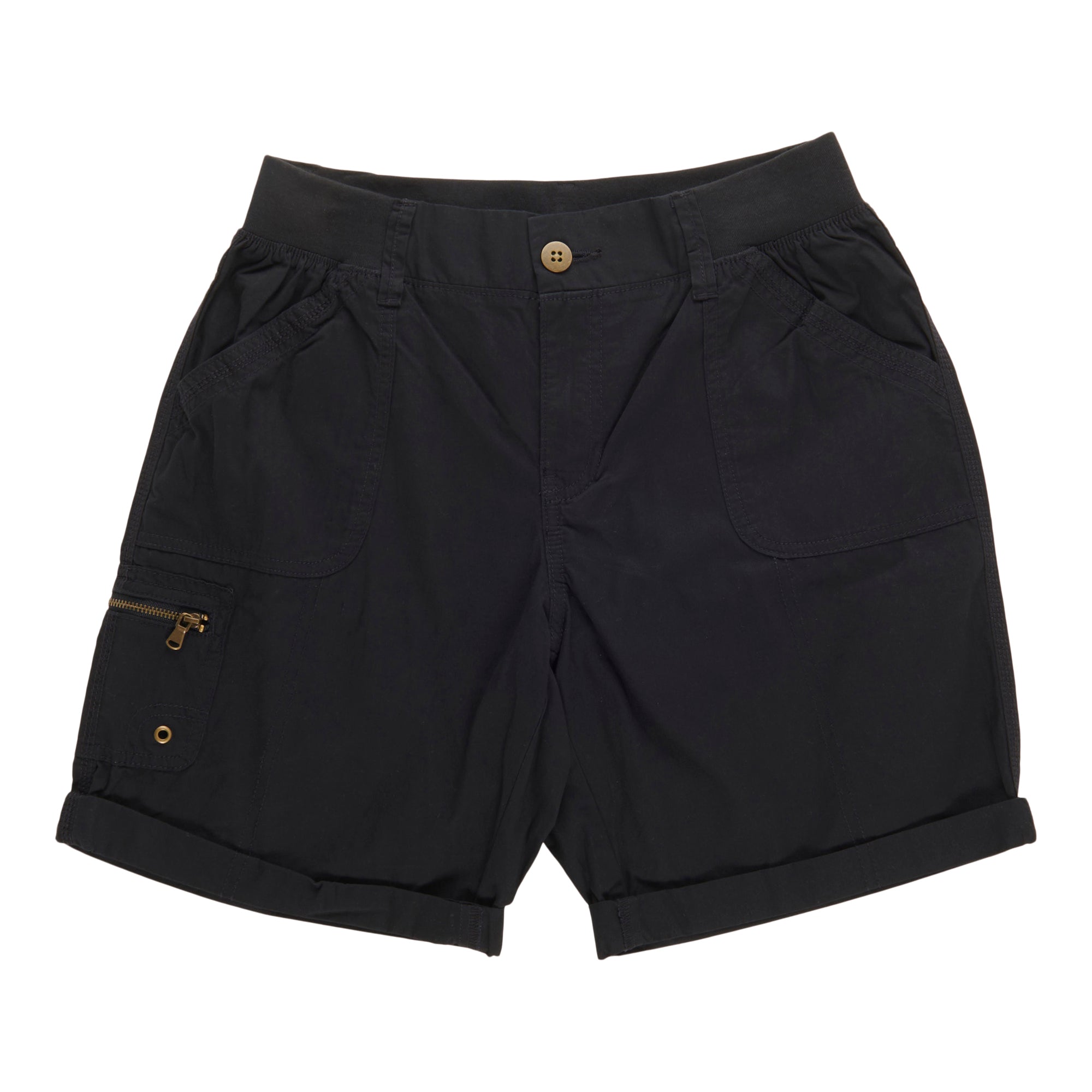 mySTYLE Women's Poplin Bermuda Shorts