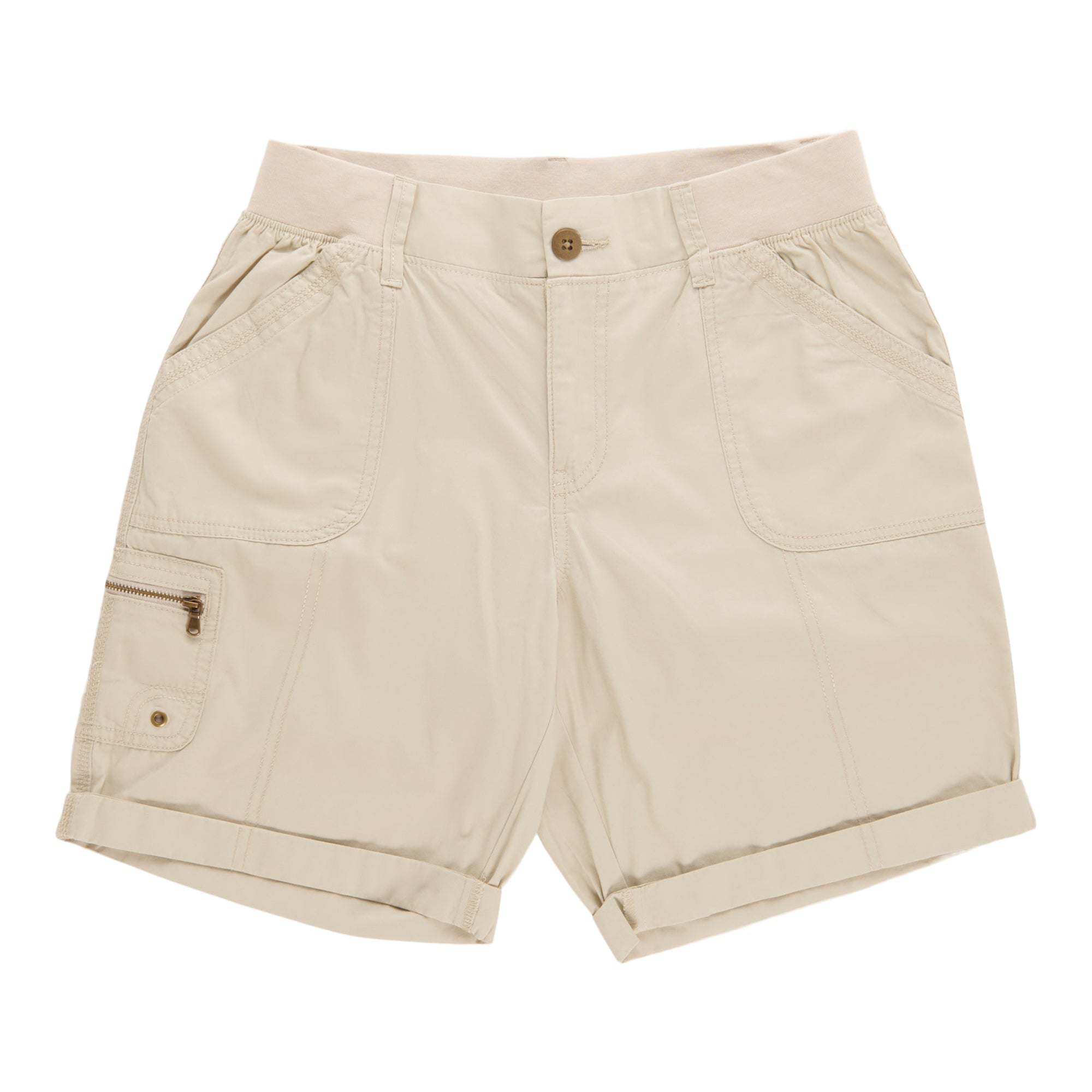 mySTYLE Women's Poplin Bermuda Shorts