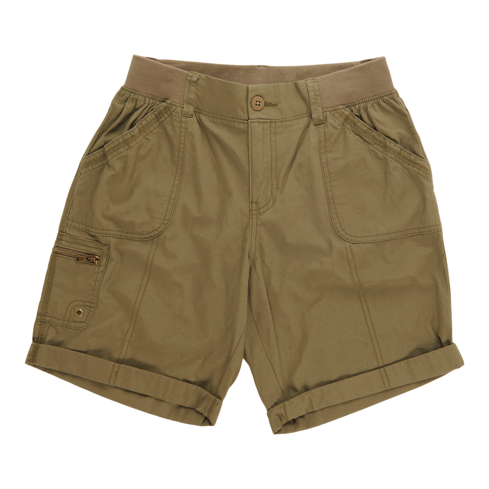mySTYLE Women's Poplin Bermuda Shorts